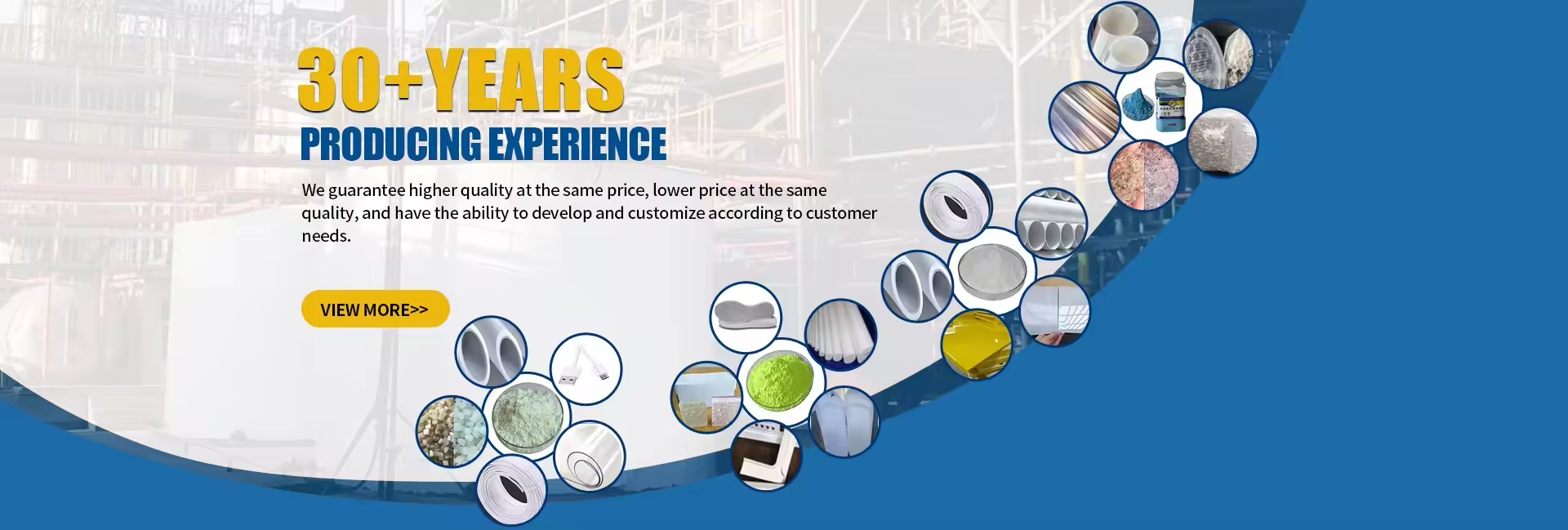 chất lượng Chất làm trắng bằng nhựa nhà máy sản xuất