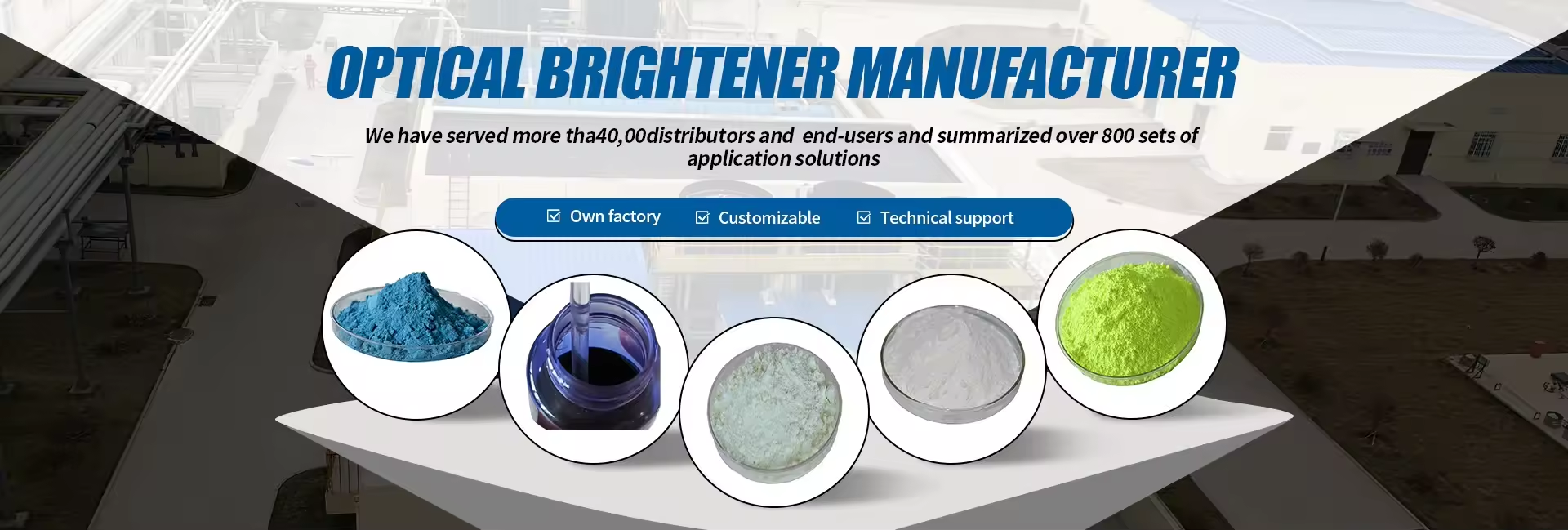 quality Plastic whitening agent factory